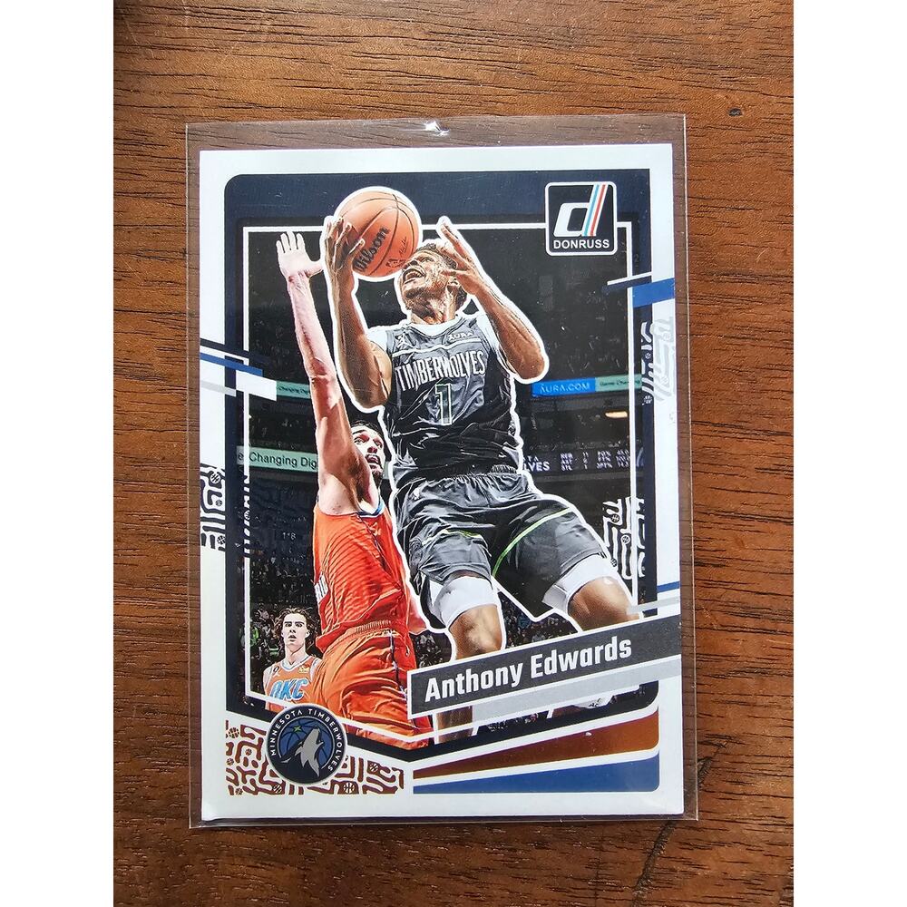 Anthony Edwards 2023-2024 Panini Donruss #137 - Minnesota Timberwolves - NBA